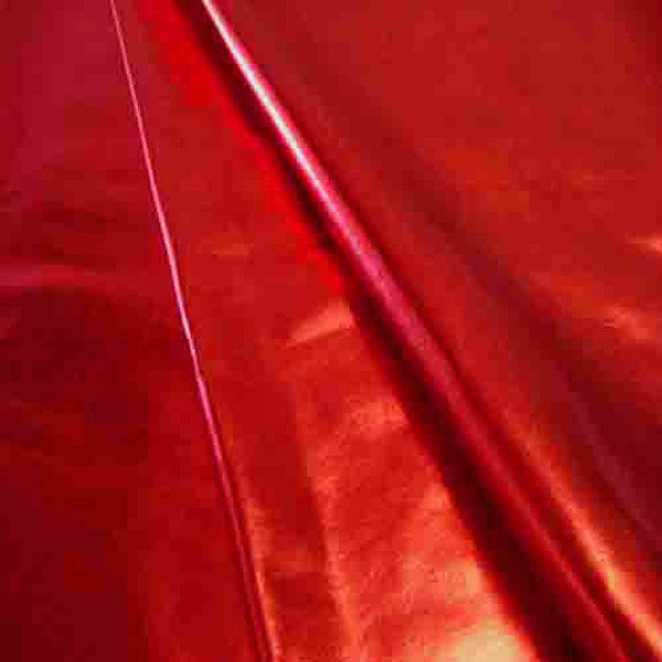 Stretch Fabric-Metallic Red Foil on Red Nylon Tricot Four way Stretch Spandex Fabric by the Yard,Meter, or 3/4 Yard Cut Item#RXPN-SL01422RD