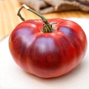 Indigo Apple Dark Purple Beefsteak Heirloom Tomato Premium Seed Packet by Sherwoods Seeds