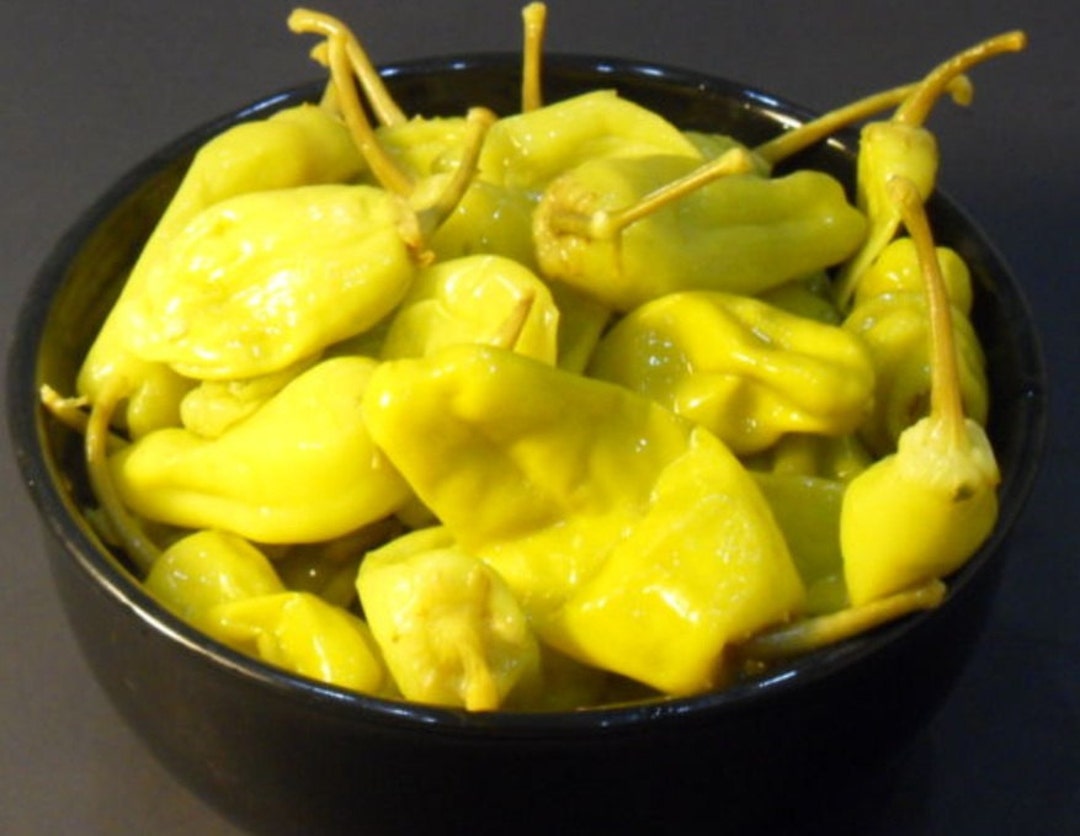 Pepperoncini Peperoncini Italian Pickling Heirloom Pepper
