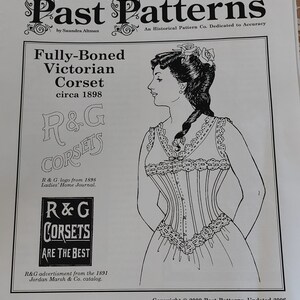 Past Patterns Victorian Corset #213 Multi Sizes 8-26 B, C & D Cups