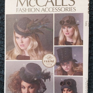 Cosplay, Halloween, McCall&#39;s 7335, Accessories 5 different styles of Hats