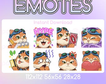 Emote di Overwatch per Twitch con il gatto jetpack