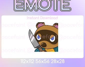 Emote di Tom Nook su Animal Crossing su Twitch