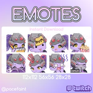 Widowmaker Overwatch Twitch Emotes