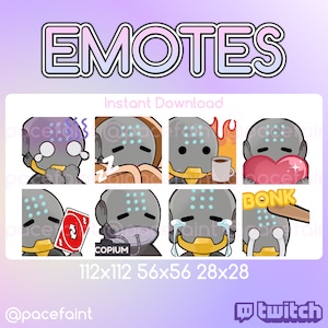 Emoticones de Twitch de Zenyatta para Overwatch