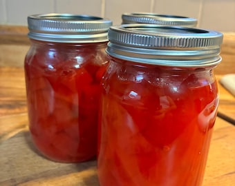 Hausgemachte Zimtgurken - Würziger roter, heißer Candy-Geschmack, 12 Unzen Glas