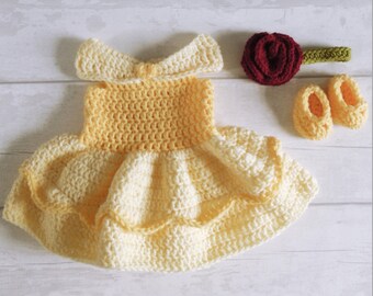 newborn belle costume