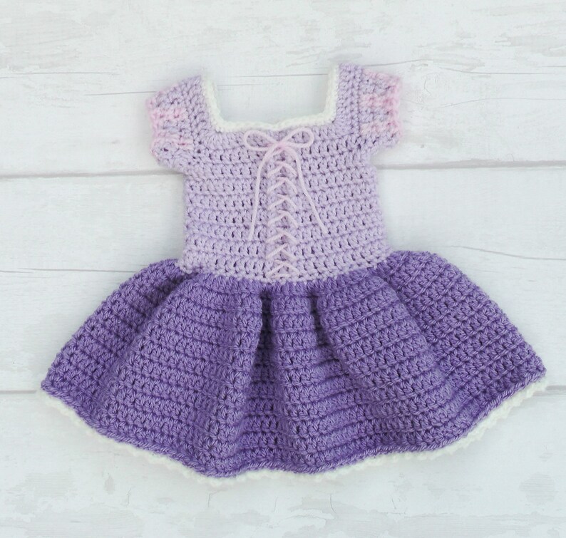 crochet rapunzel dress