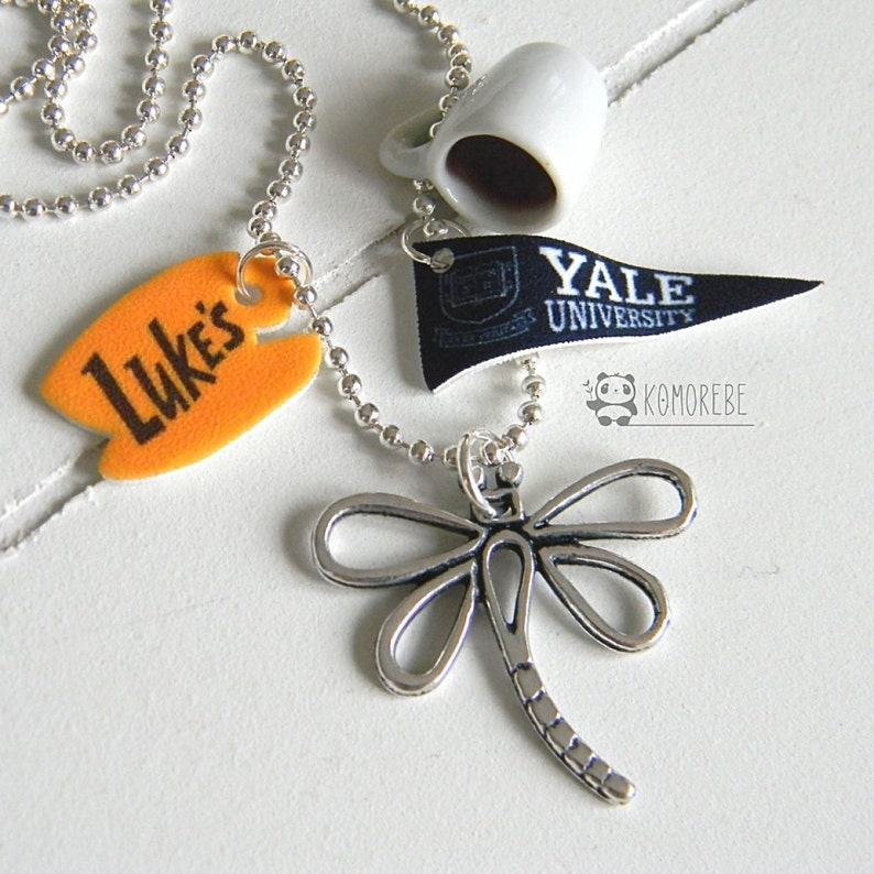 Gilmore Girls inspired necklace Lorelai & Rory Luke's Etsy