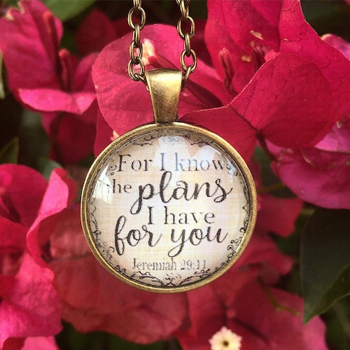 Dot & Dash Jeremiah 29:11 Necklace