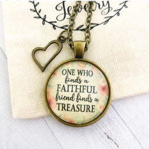 Friendship Pendant Necklace