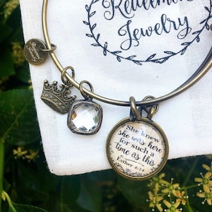 Esther 4:14 Bangle Bracelet