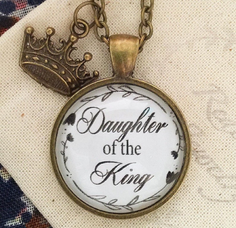Daughter of the King Pendant Necklace Etsy