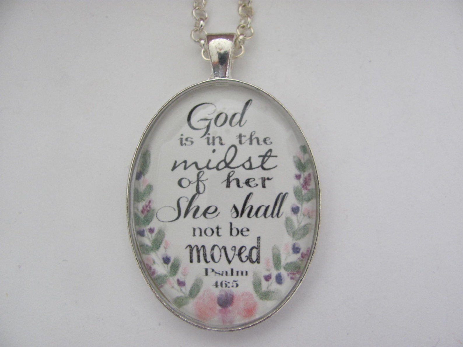 God is with Her Necklace main image 1