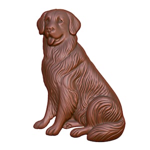 Arquivo STL do modelo 3D Golden Retriever para roteador CNC, gravação a laser e impressão 3D - Download digital instantâneo