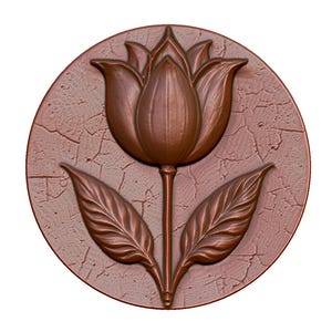 Modelo 3D STL de tulipán en relieve para fresadora CNC, grabado láser e impresión 3D: descarga digital instantánea