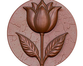 Tulip Relief 3D STL-model: CNC-router, lasergesneden, 3D-printen (digitale download)