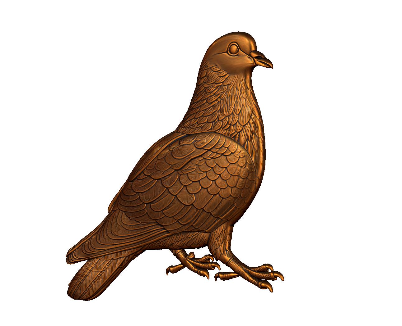 Bird Relief STL File for CNC Router - Laser Engraving & 3D Printing ...
