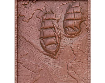 木製彫刻船 キャラクター装飾 雄大な帆船の CNC 木彫り、航海用壁装飾用の Artcam STL モデル - Etsy