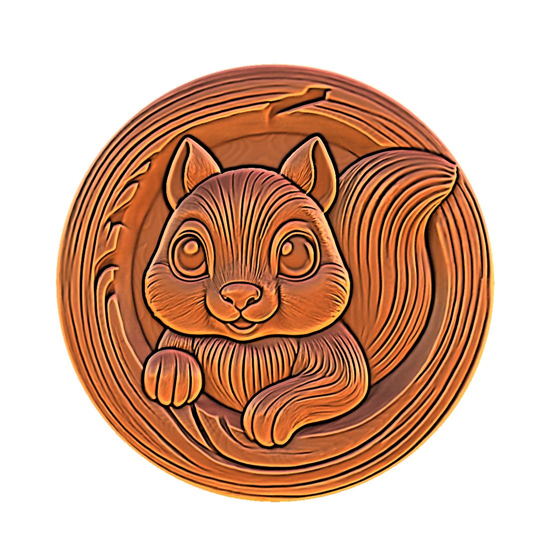 Squirrel 3D Model STL File, CNC Router, Laser Engraving (digital ...