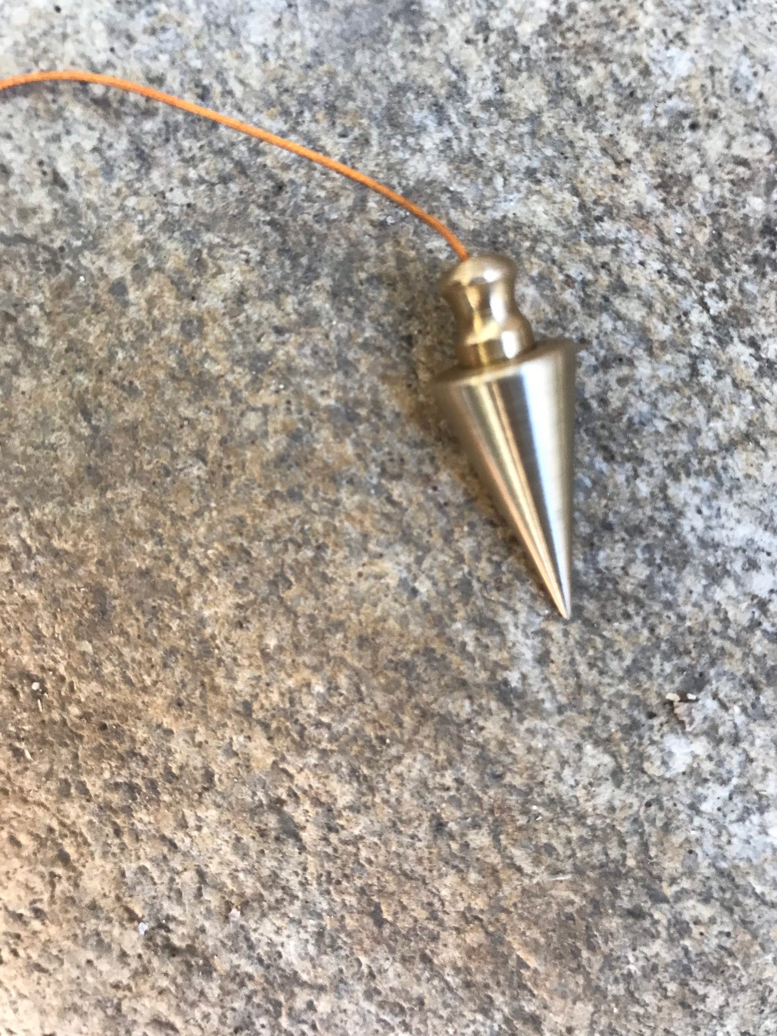 Chambered Pendulum Brass Dowsing Pendulum Handmade Healing Etsy