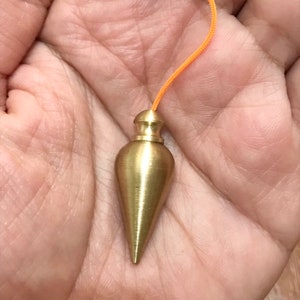 NUOVO pendolo a camera Pendolo da rabdomanzia in ottone Mela da rabdomanzia curativa fatta a mano