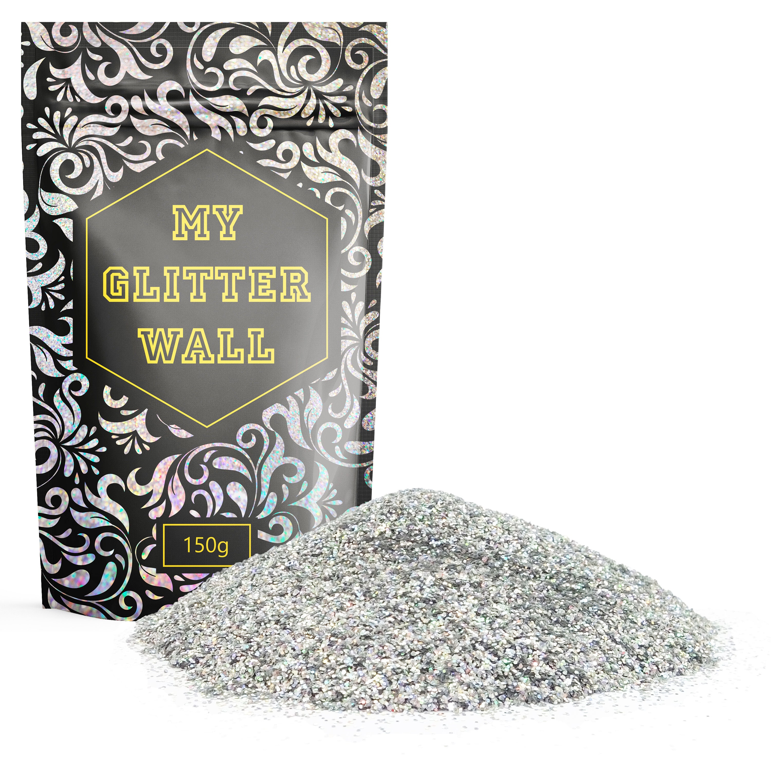 MyGlitterWall 300G Glitter for Emulsion Paint Glittery Wall Decorations  Perfect for Indoors and Outdoors (Gold)