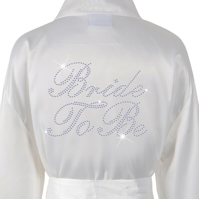 bride to be bathrobe