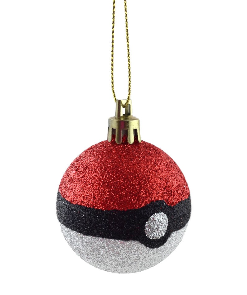 3x Pokemon Go Pokeball Christmas tree decorations Bauble ornament christmas gift
