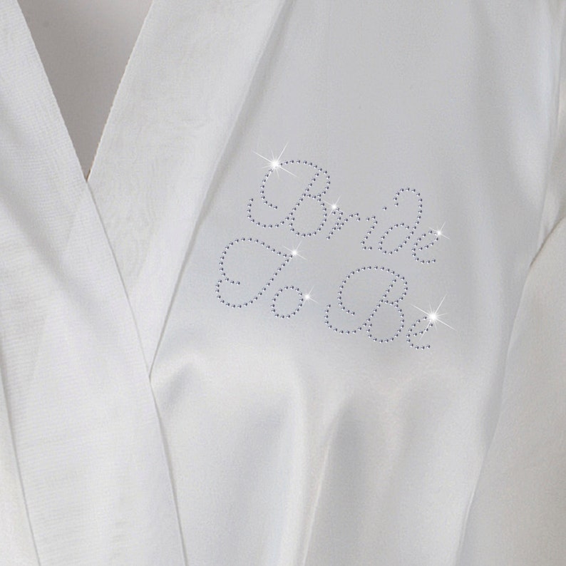 bride to be bathrobe