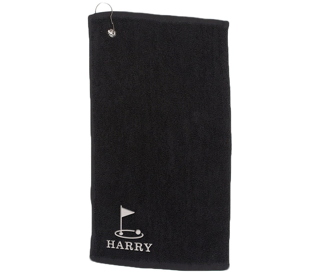 Personalised Golf Towel High Quality Embroidery and Clip Etsy Australia