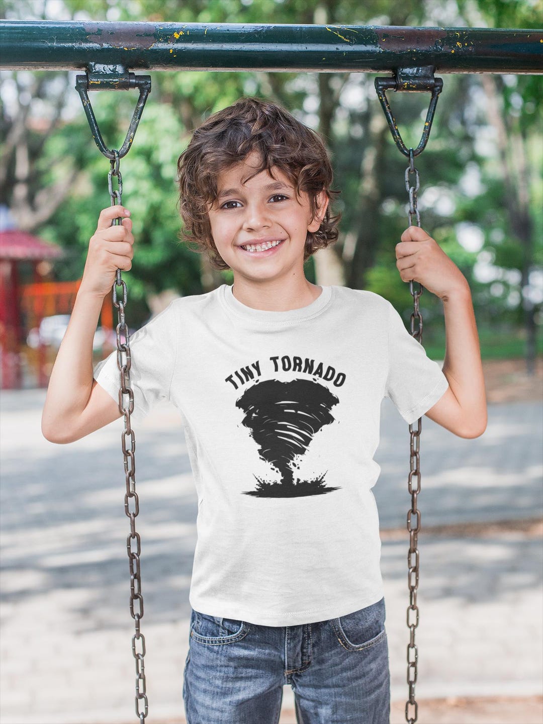 Varsany Tornado Design Tshirt for Kids, Presents for Children Gift