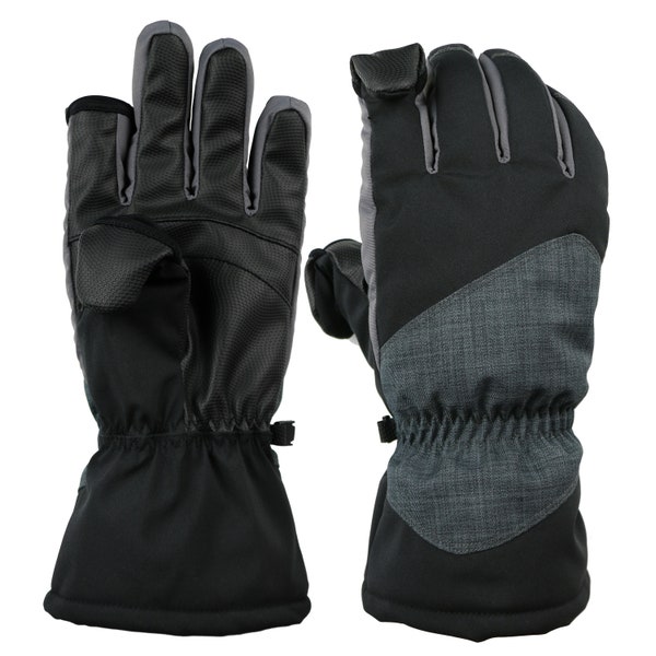 Thermolite Fold Back Finger Tip Gloves -with Magnet Fastening-Waterproof and Windproof back, ideal for Skiing, Fishing or Photography