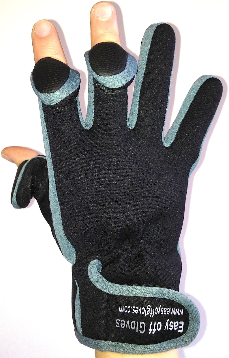 Specialist foldback Finger Tip Neoprene Gloves Etsy