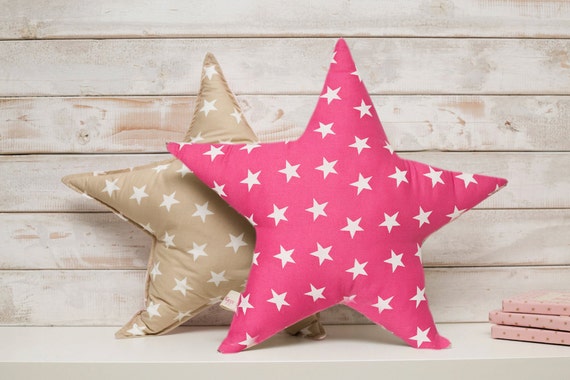Set of Decorative pillow pink star Stars Home Decor Throw Pillow