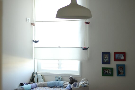 Boats Mobile Kids Curtain Decor Nautical Room Decor