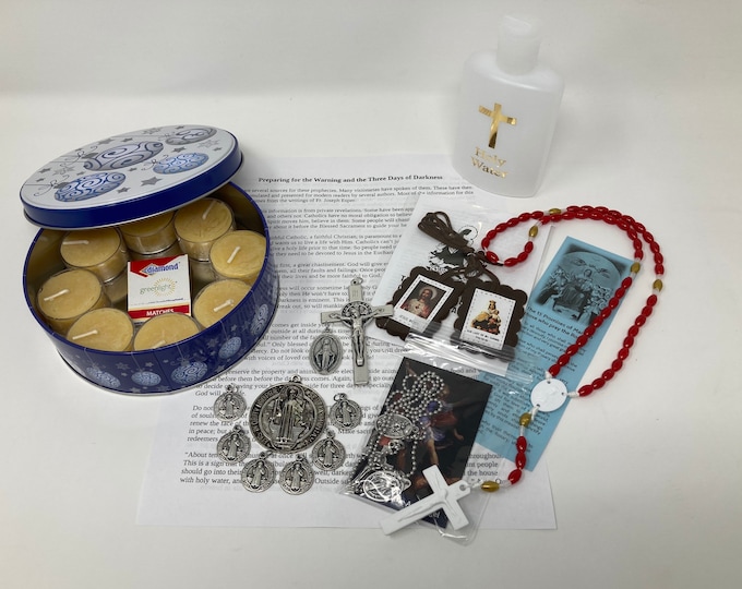 3 Days of Darkness Kit Catholic Beeswax Candles Holy Etsy
