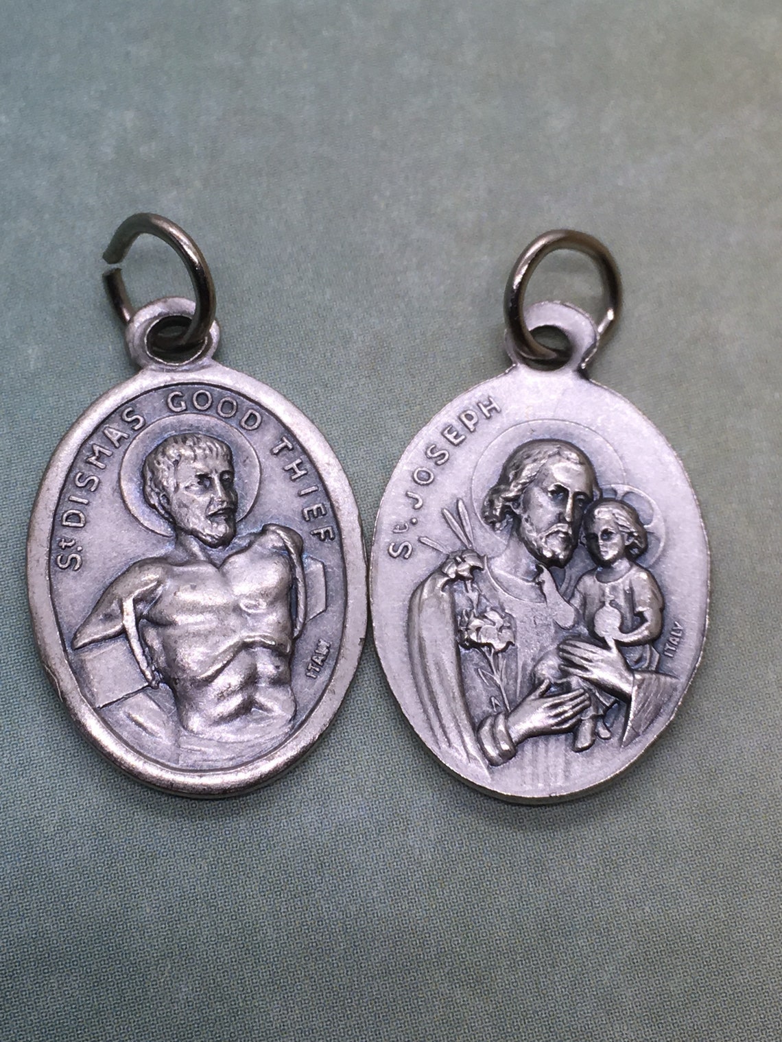 St Dismas The Good penitent Thief Holy Medal Catholic Etsy