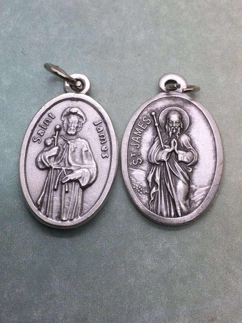 St. James the Greater Holy Medal Catholic Saint Patron of Etsy