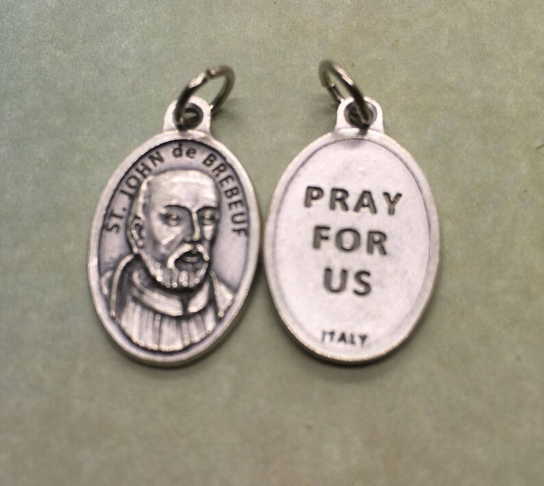 St. John jean De Brebeuf Holy Medal Catholic Saint French Etsy
