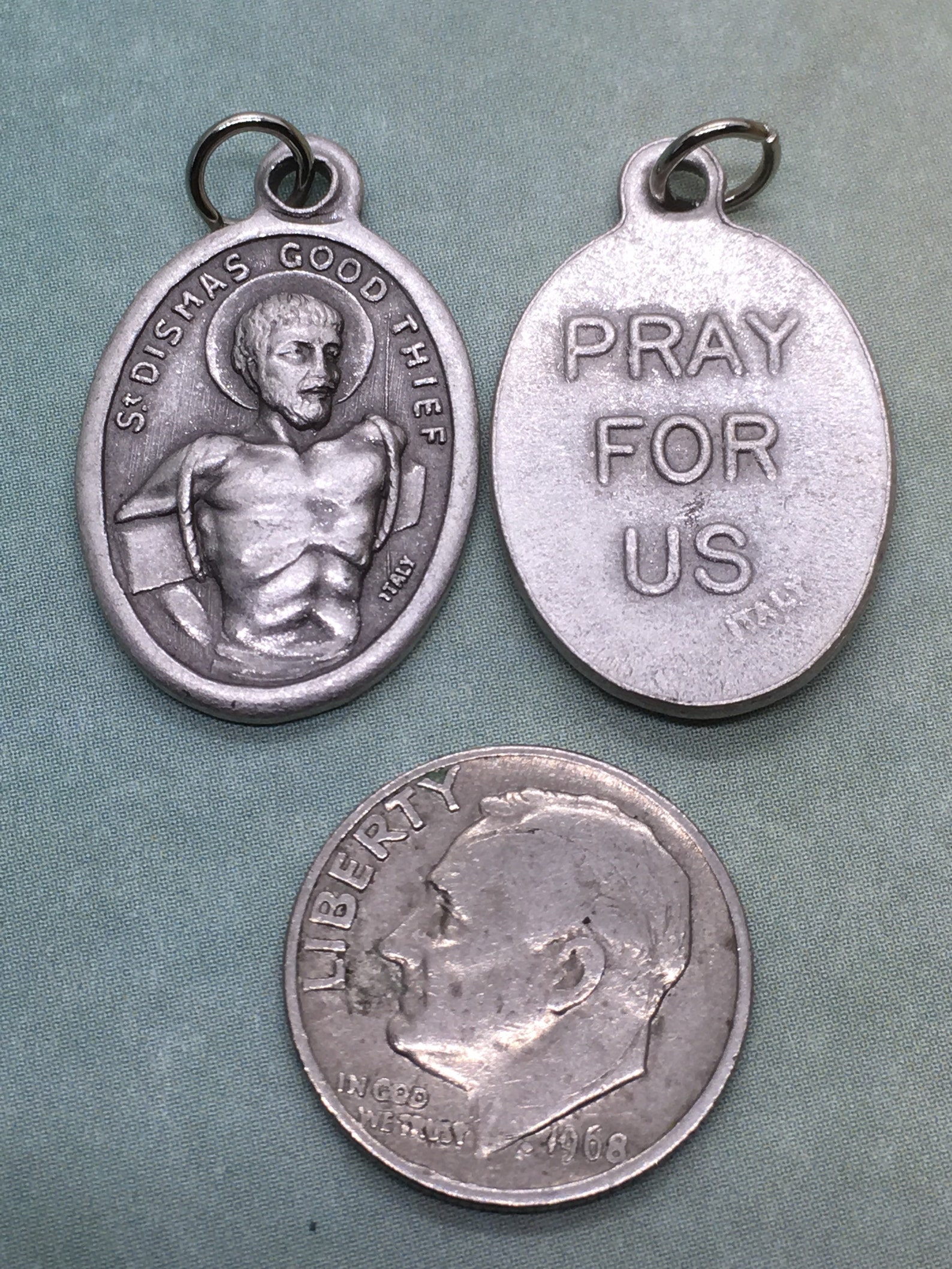 St Dismas The Good penitent Thief Holy Medal Catholic Etsy