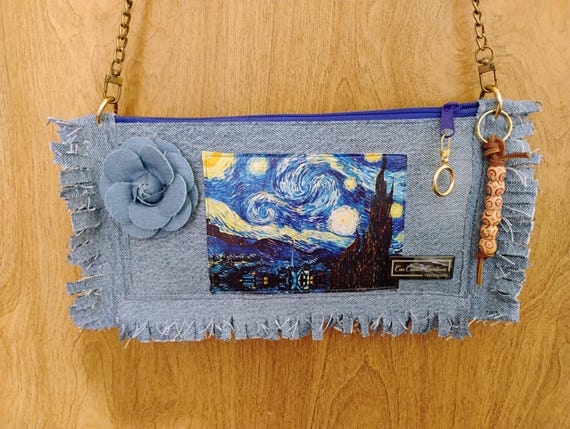 Starry Night Envelope Clutch