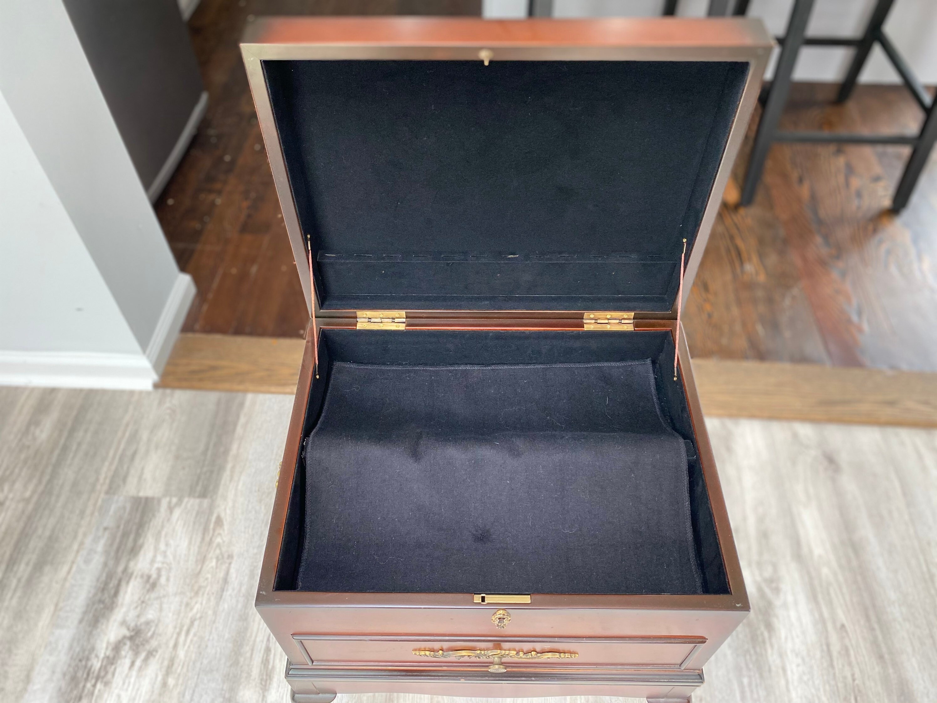 Vintage Silverware Removable Box With Keys Etsy