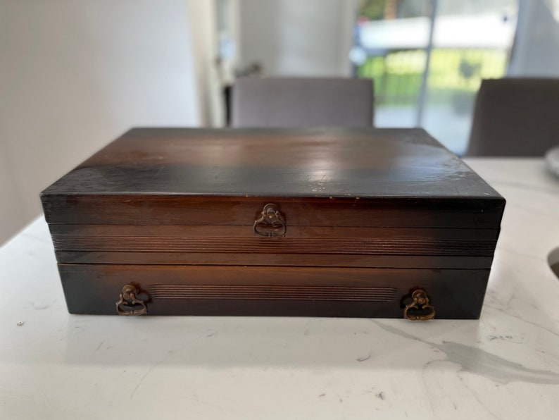 Prestige Plate Double Large Flatware Chest Etsy