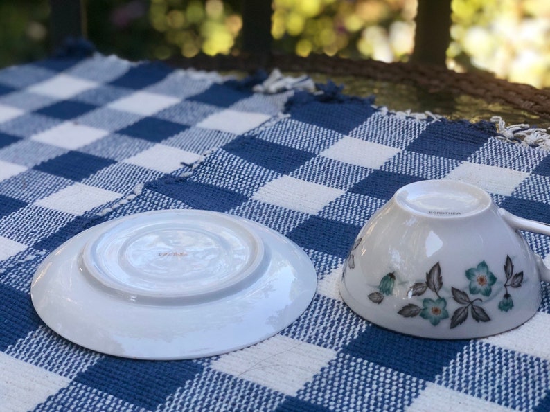 Doretha Flat Teacup /& Saucer Set
