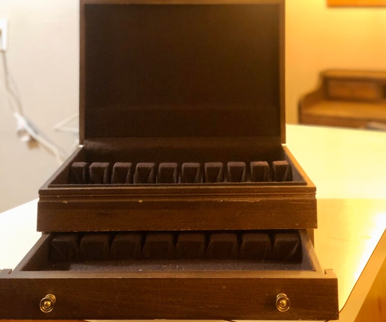 Reed and Barton Double Flatware Chest Etsy