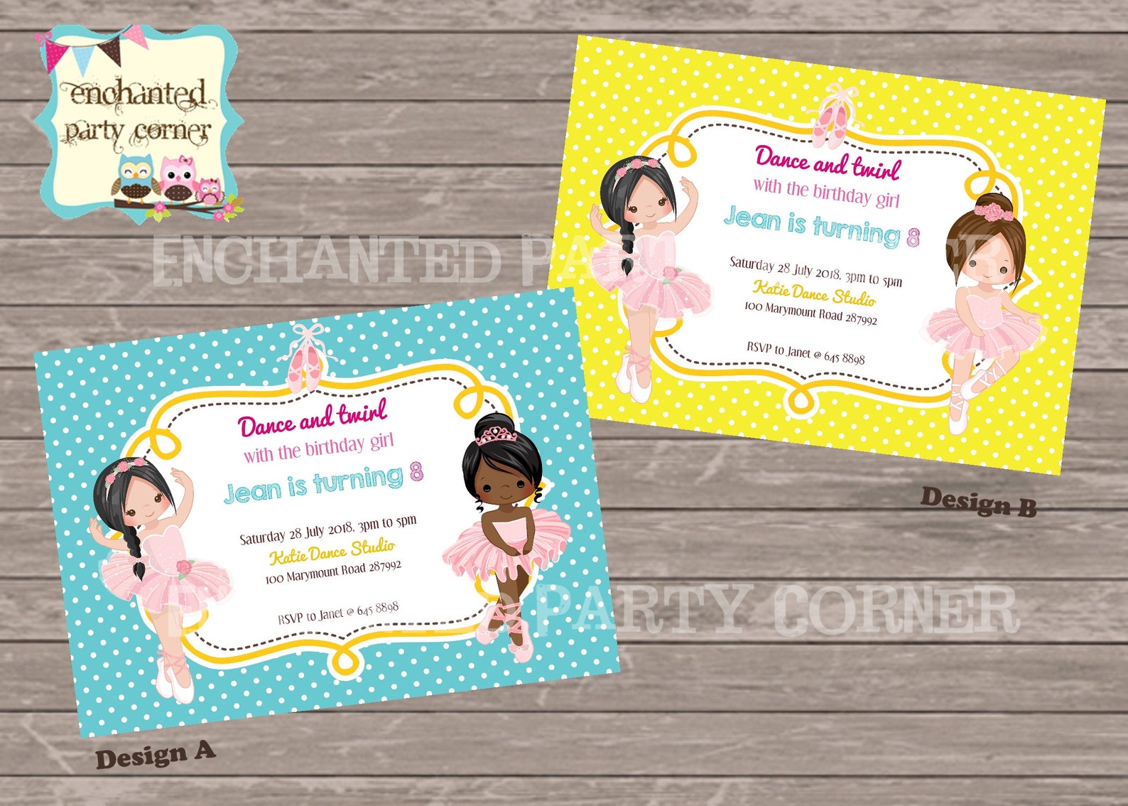 dance and twirl with the birthday invite for girls, ballet shoes, ballet invitation!