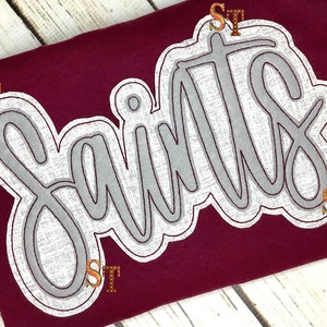 セインツ・ビーン・ステッチ ダブルスタック・スクリプト・アップリケ刺繍 ダウンロード