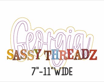 Descarga de bordado de apliques de escritura apilados dobles con dragones de punto de frijol