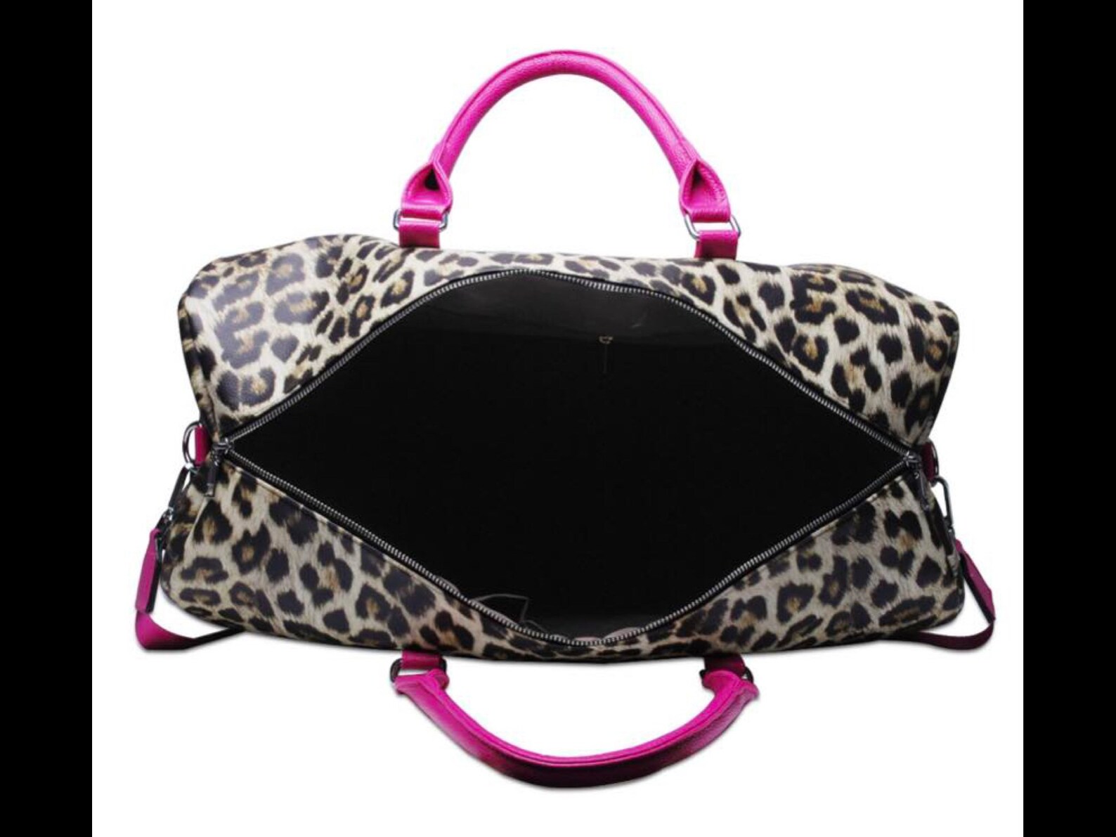 monogrammed leopard bag